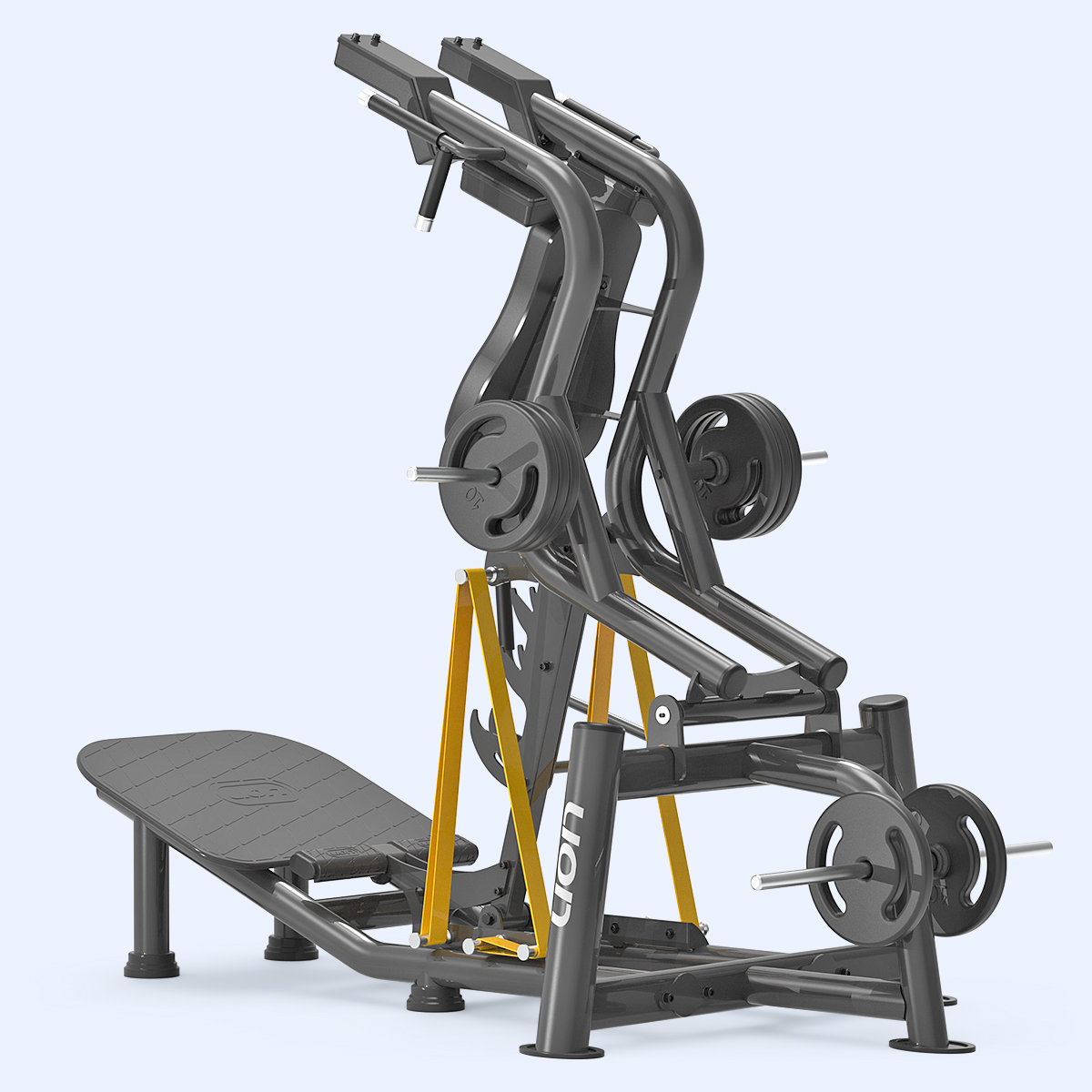 Agachamento Squat Lion Fitness, O Agachamento Squat da linha peso livre  foi desenvolvido para o ganho, manutenção ou reabilitação de mobilidade  articular, amplitude de movimento e força, By Lion Fitness